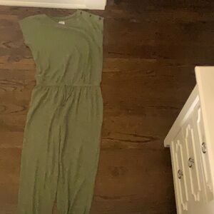 Gap girls green jumpsuit